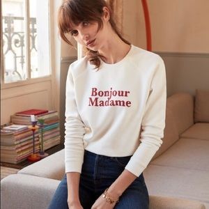 Sézane x Hôtel Magique Bonjour Madame Sweatshirt